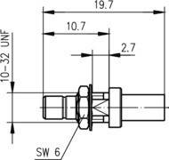 Telegärtner SMB-Kabeleinbaustecker 100024851