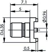 Telegärtner SMB-Stecker in SMT AU 100024855