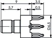 Telegärtner SMB-Stecker für LTP 50Ohm 100024856