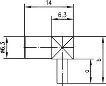 Telegärtner SMB-Winkelbuchse cr AU 100024868