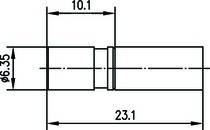Telegärtner SMB-Kabelbuchse cr/cr AU 100024872