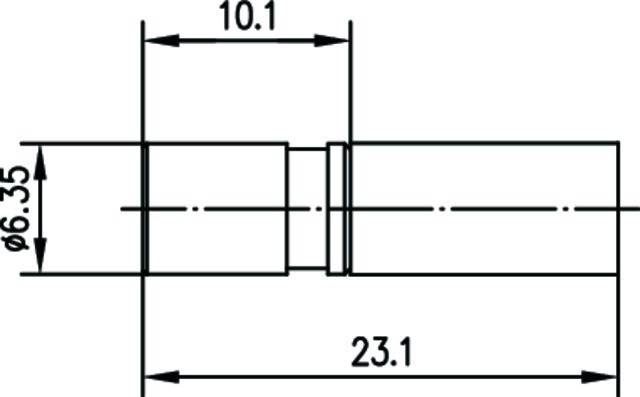 Telegärtner SMB-Kabelbuchse cr/cr AU 100024872