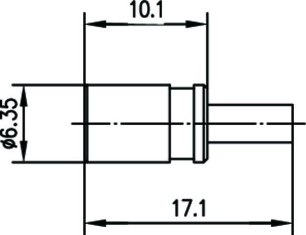 Telegärtner SMB-Kabelbuchse cr/cr AU 100024878