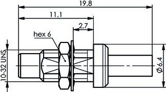 Telegärtner SMC-Kabeleinbaustecker 100024901