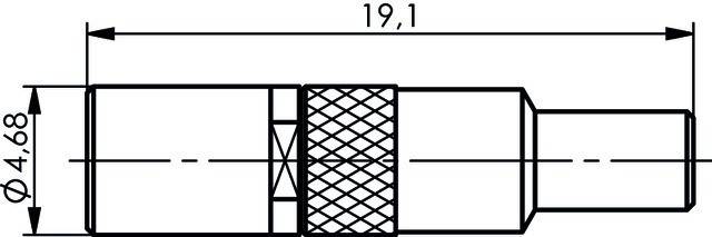 Telegärtner SSMB-Kabelbuchse cr AU 100024921