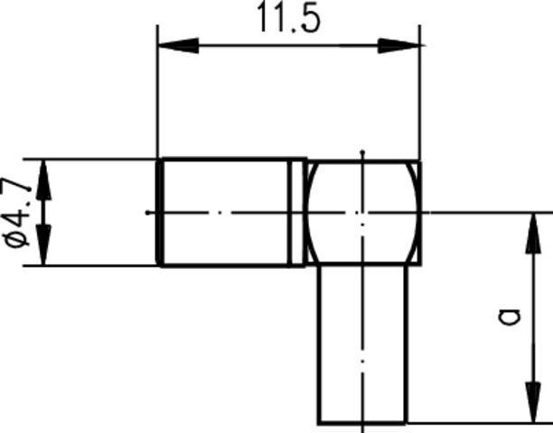 Telegärtner SSMB-Kabelwinkelbuchse cr 100024923
