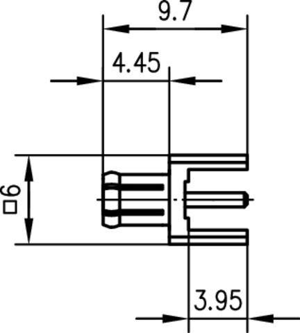 Telegärtner MCX-Anbaustecker AU 50Ohm 100024988