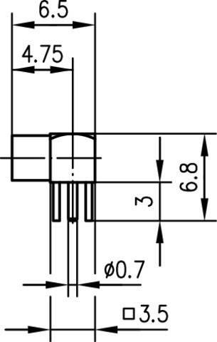 Telegärtner MMCX-Winkelanbaubuchse 100025104