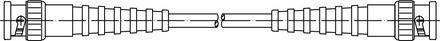 Telegärtner BNC HF-Kabel 75-1,0m 100009714