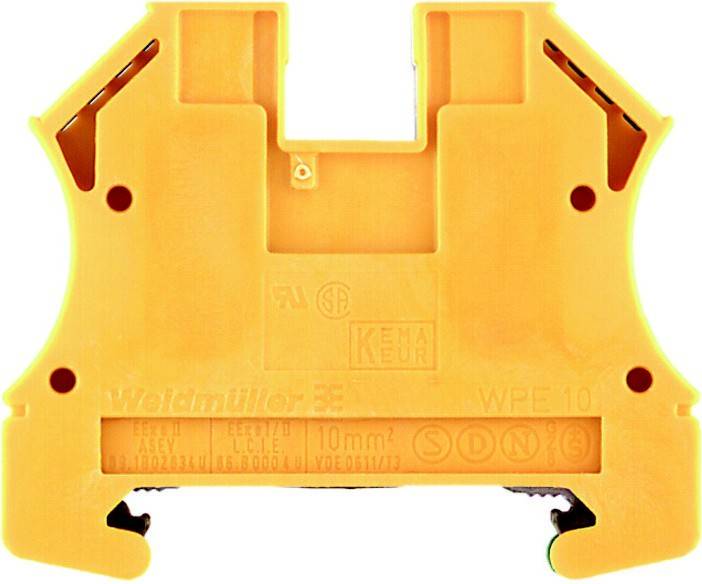 Weidmüller Schutzleiterklemme WPE 10