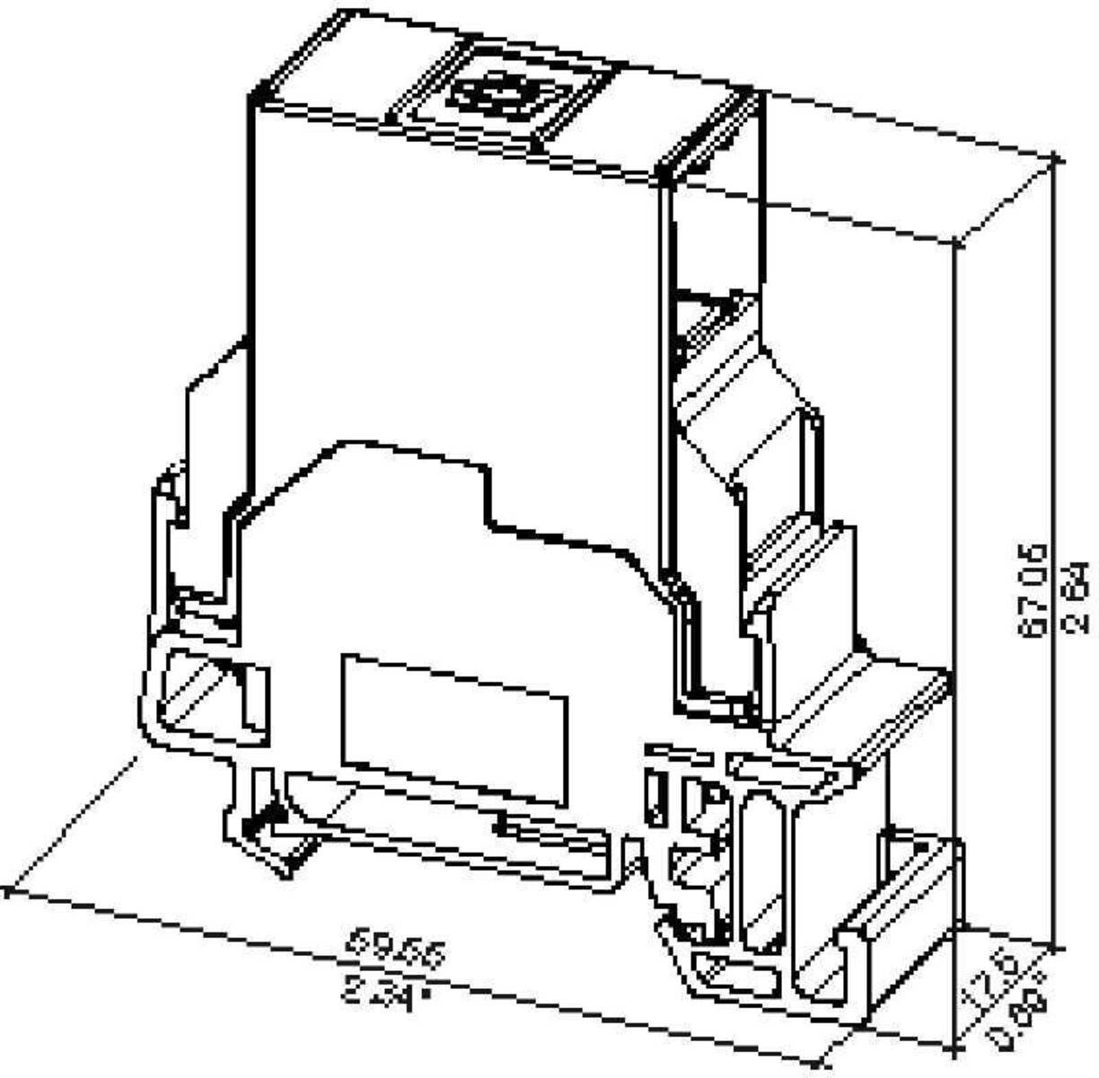 Weidmüller Tragschienen-Outlet IE-TO-RJ45-FJ-A