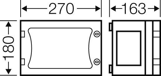 Hensel Leergehäuse FP 0100