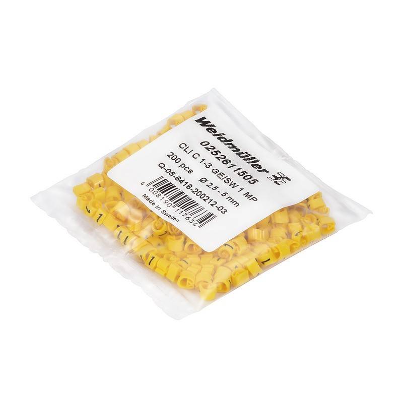 Weidmüller Leitermarkierer CLI C1-6 GE/SW 03 MP