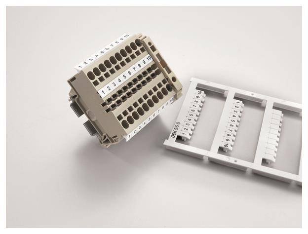 Weidmüller DEK 5 FWZ 11-20 Klemmen- markierer Karte 5x5mm ws 0523060011 (Inhalt 50 Stück)