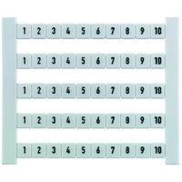 WEIDMÜLLER - DEK 5 FWZ 31-40 Klemmen- markierer Karte 5x5mm ws 0523060031