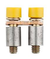 Weidmüller Q 2 WDL2.5S, Querverbindungsstück, 50 Stück(e), Kupfer, Gelb, 4 mm, 9,5 mm