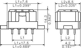 4 Stk. Weidmüller Steckverbinder RSV RSV1,6 LBF36 GR3,2SN