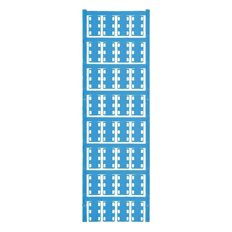 Eine blaue LEGO-Grundplatte mit einem rechteckigen Gittermuster, bestehend aus 11 horizontalen und 5 vertikalen Bereichen, die zum Organisieren und Präsentieren von LEGO-Steinen entwickelt wurde.