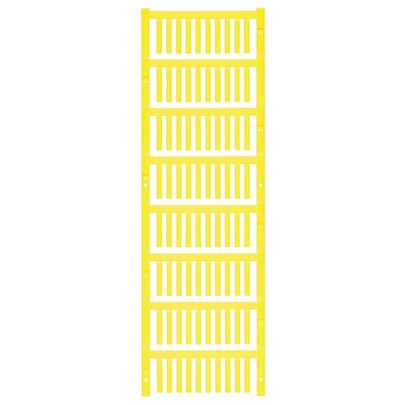 Eine gelbe Leiter mit gleichmäßig verteilten Sprosse, die so konstruiert ist, dass sie sicher gegen Oberflächen gelehnt werden kann, um darauf zu klettern.