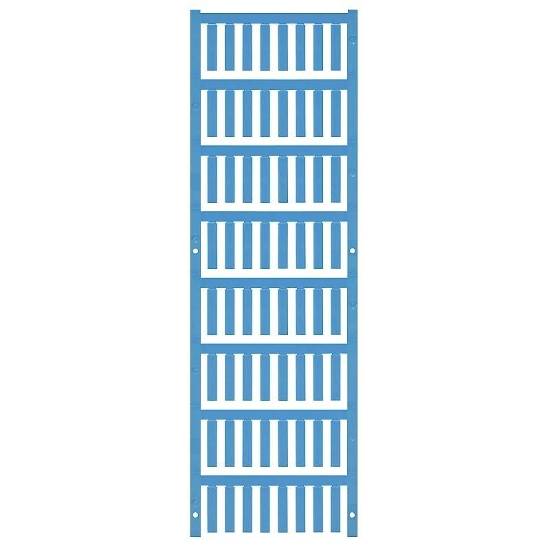 Eine blaue Leiter, die für den Dachbodenzugang konzipiert ist, mit mehreren gleichmäßig angeordneten Sprossen.