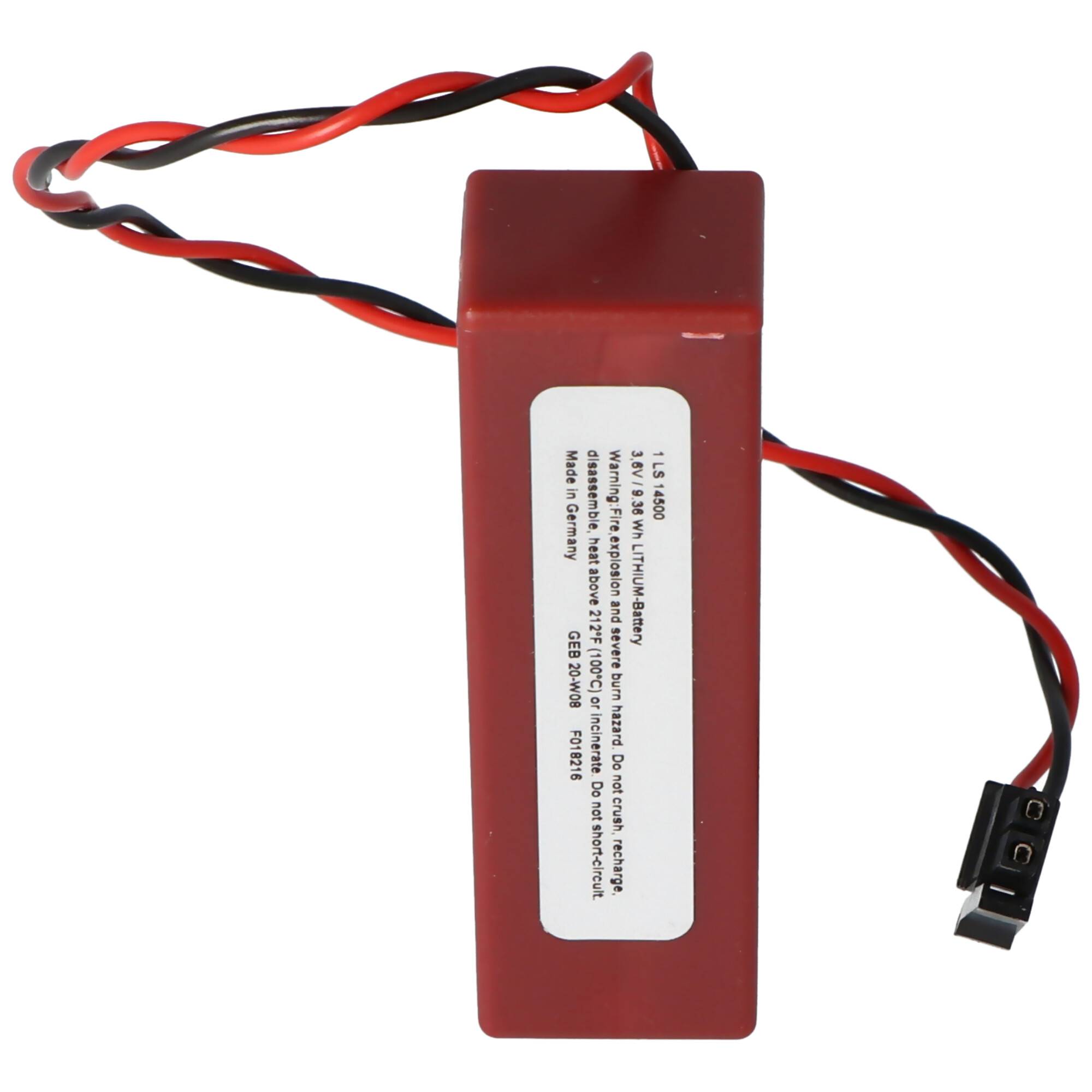 Saft Lithoguard 1LS14500 Lithium-Thionyl-Chloride Batterie Tadiran TL-5242/W, bitte unbedingt Stecker beachten