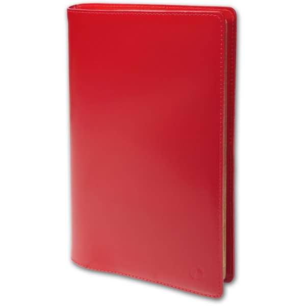 Buchkalender Minister 16x24cm Luna Leder Rot 2027