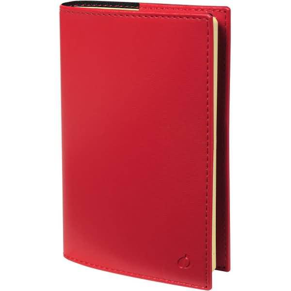 Buchkalender Pre Prestige 21x27cm Soho rot 2026