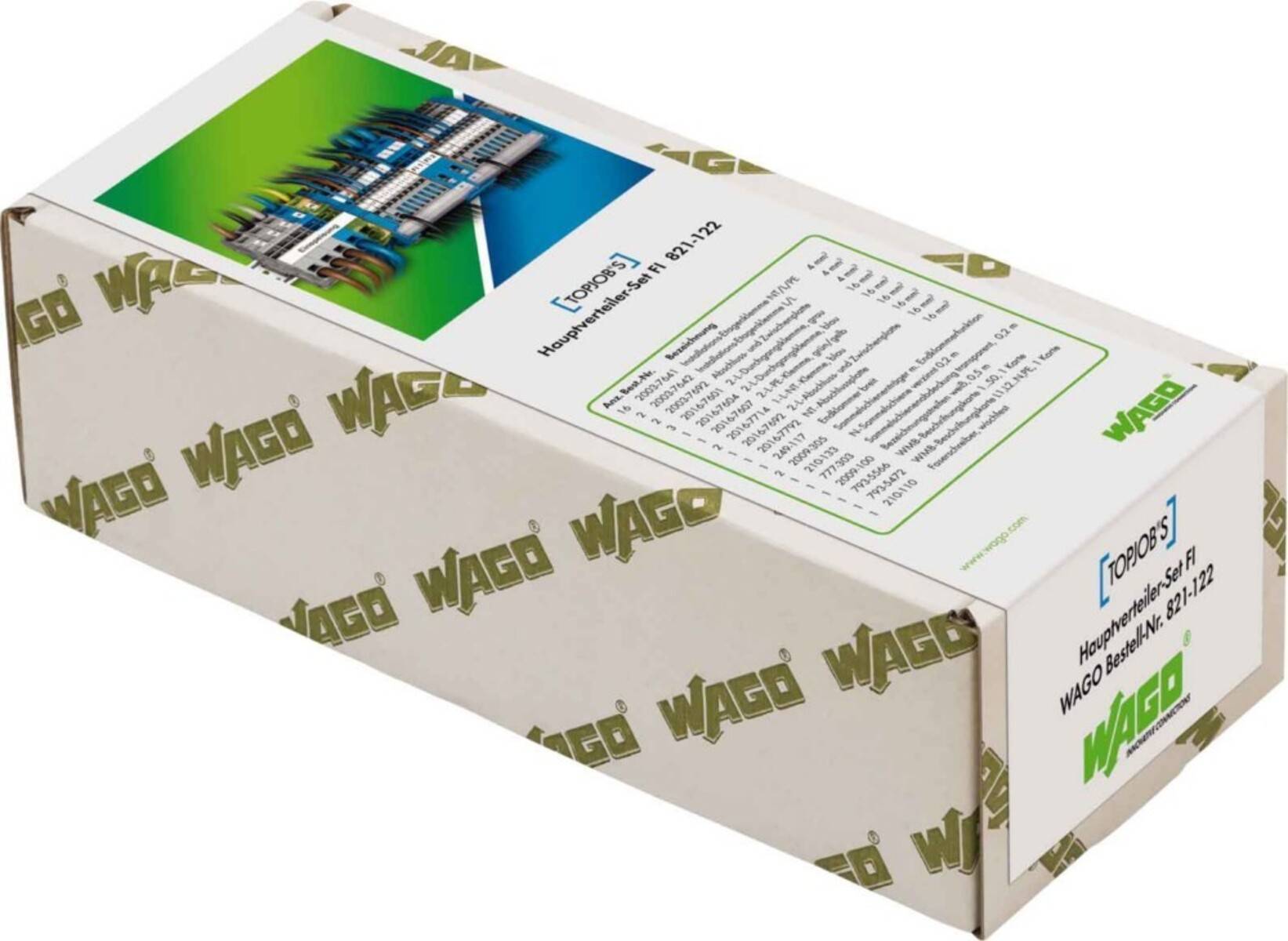 WAGO GmbH & Co. KG Hauptverteiler-Set 821-122