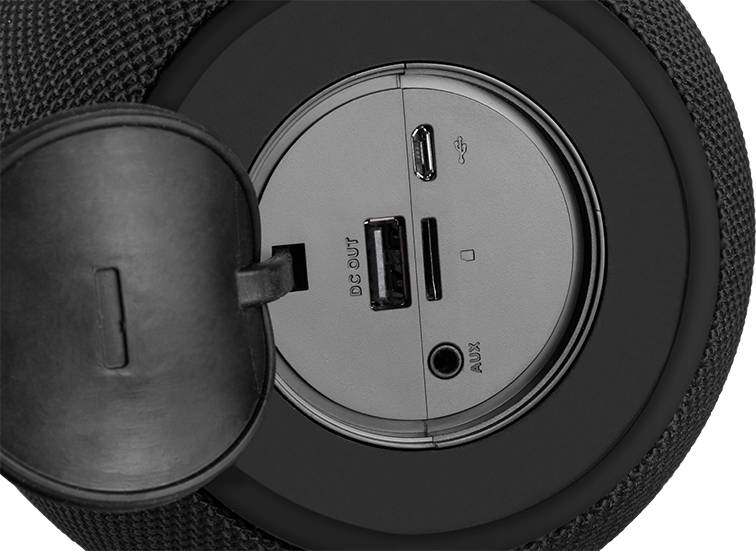 ECG BTS X1 Black mobiler Bluetooth-Lautsprecher