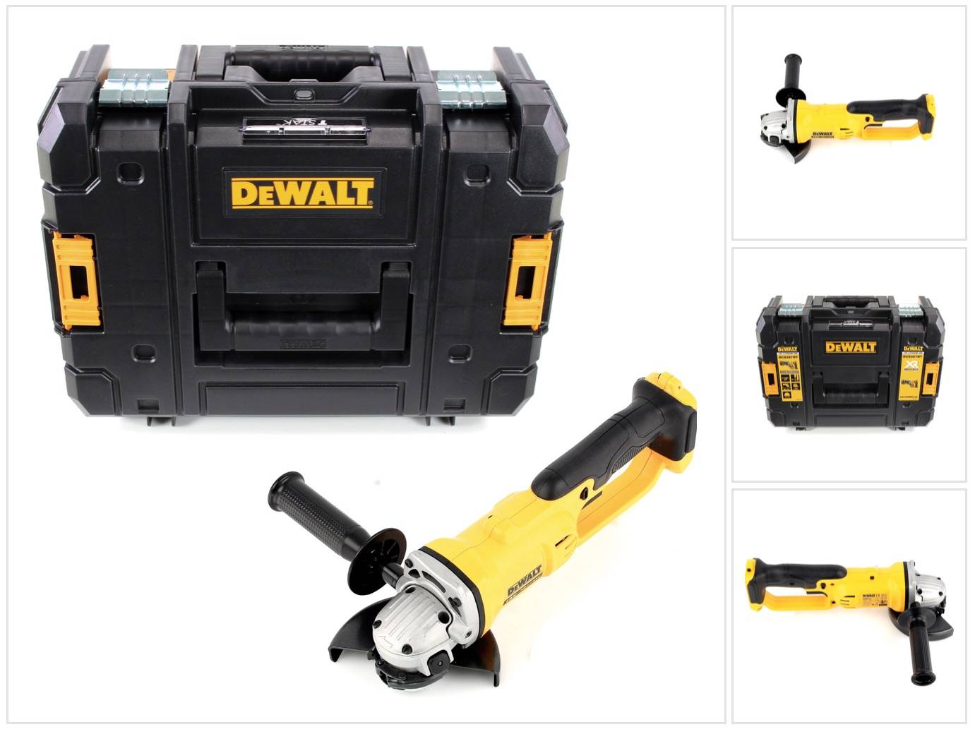 DeWalt DCG 412 NT Akku Winkelschleifer 18V 125mm in TSTAK Box Solo - ohne Akku und Ladegerät