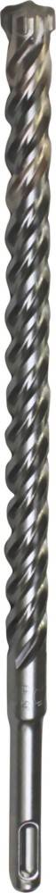 Ein Nahaufnahmebild eines glänzenden, verdrehten Metallbohrers, der zum Bohren in harte Materialien wie Holz oder Metall verwendet wird.