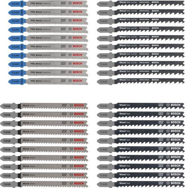 Bosch Power Tools 40-tlg. Stichsägeblatt-Set 2607010904