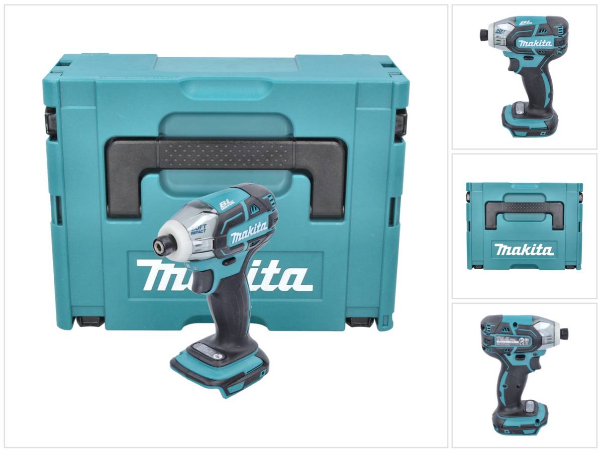 Makita DTS 141 ZJ Akku Impulsschrauber 18 V 40 Nm 1/4" Brushless + Makpac - ohne Akku, ohne Ladegerät