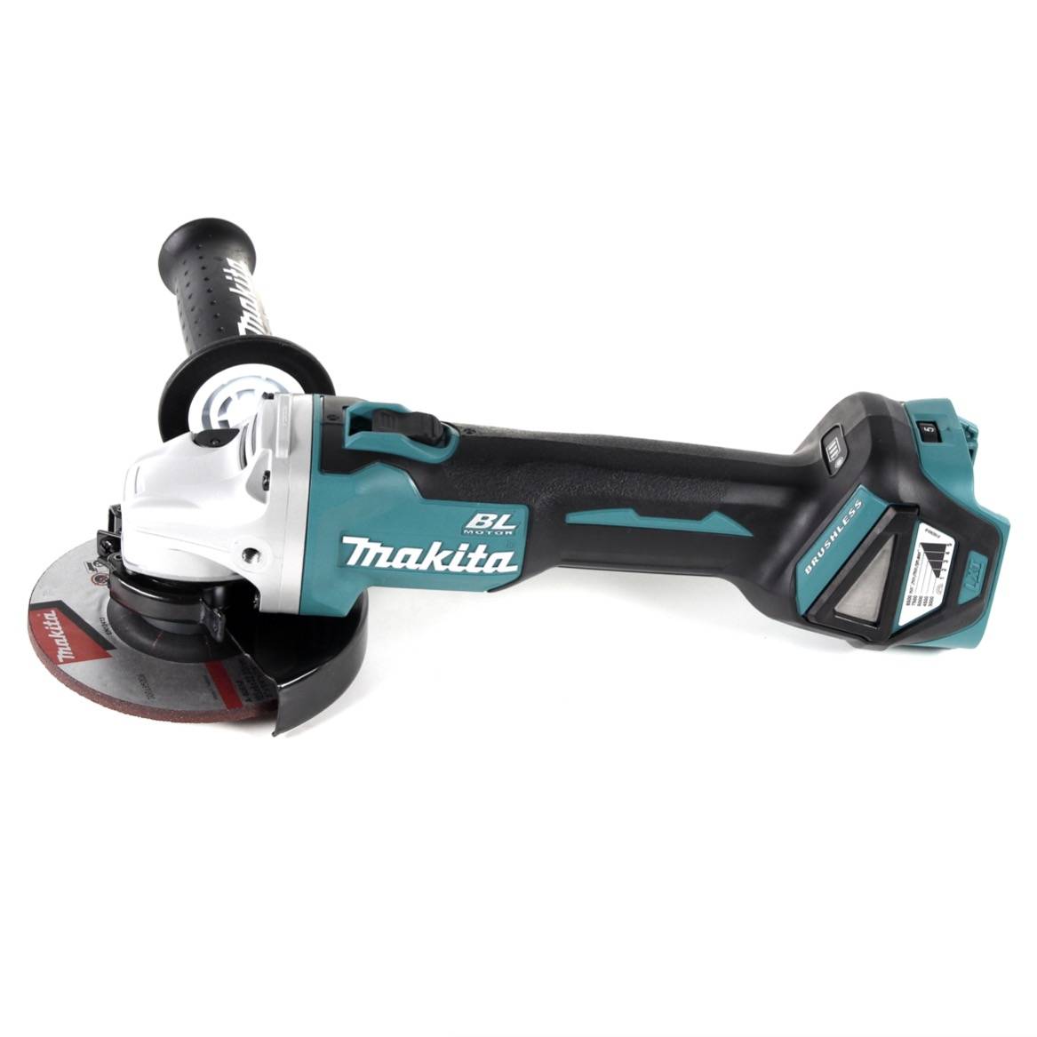 Makita DGA 511 RM1J Akku Winkelschleifer 18V 125mm Brushless + 1x Akku 4,0Ah + Ladegerät + Makpac