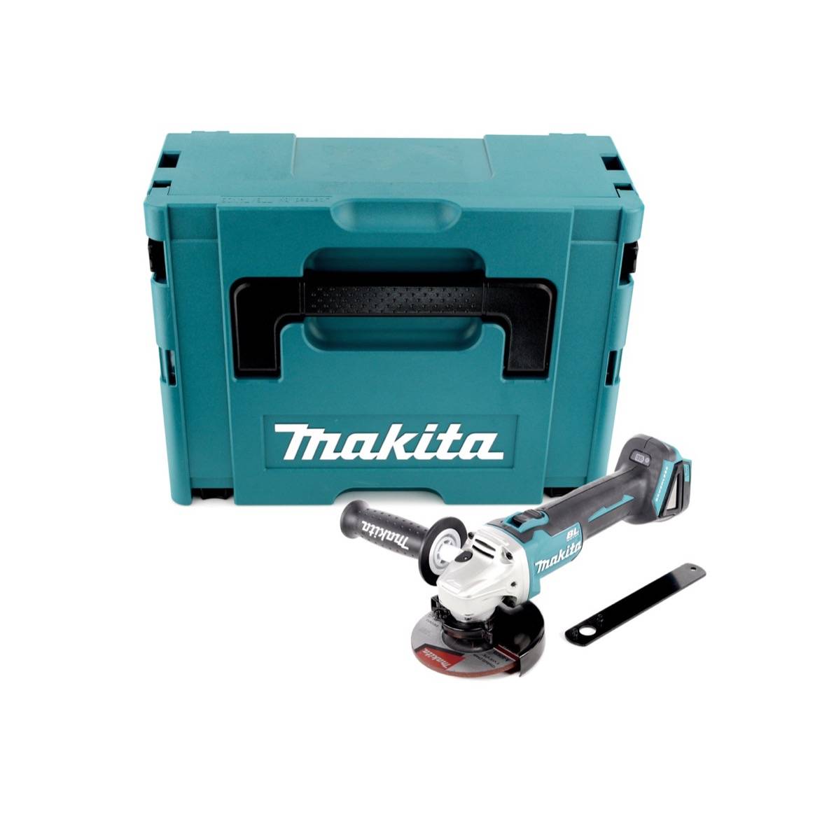 Makita DGA 506 ZJ Akku Winkelschleifer 18 V 125 mm Brushless + Makpac - ohne Akku, ohne Ladegerät