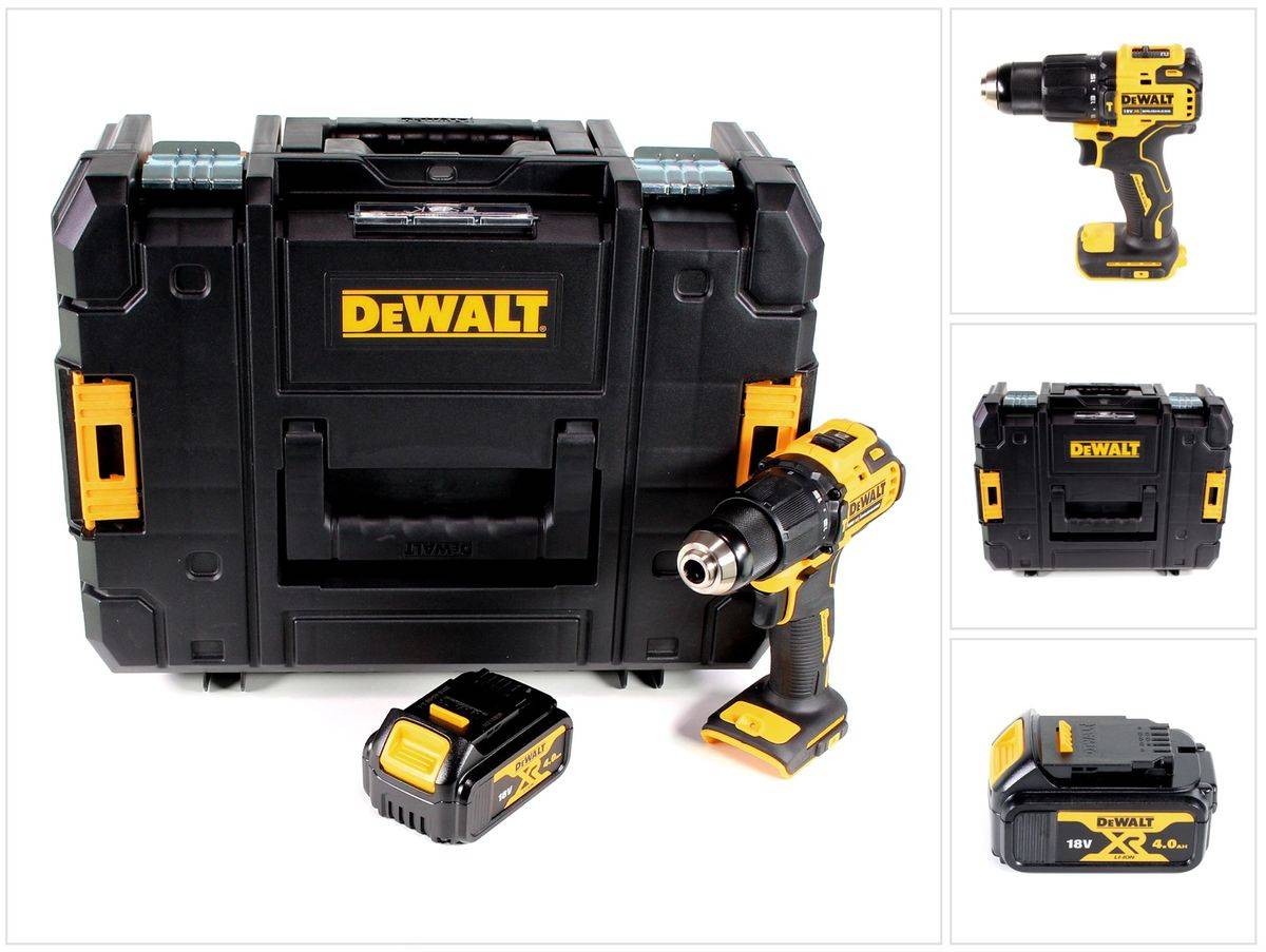 DeWalt DCD 709 NT Akku Schlagbohrschrauber 18V 65Nm+ 1x Akku 4,0Ah in TSTAK Box - ohne Ladegerät