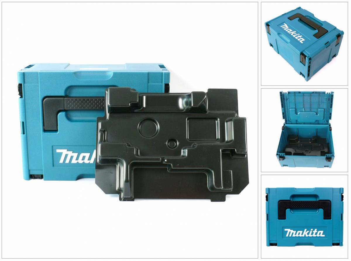 Makita MAKPAC 3 Systemkoffer - mit Einlage für BKP / DKP 180