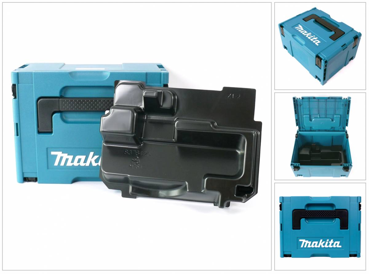 Makita MAKPAC 3 Systemkoffer - mit Einlage für BSS / DSS 610