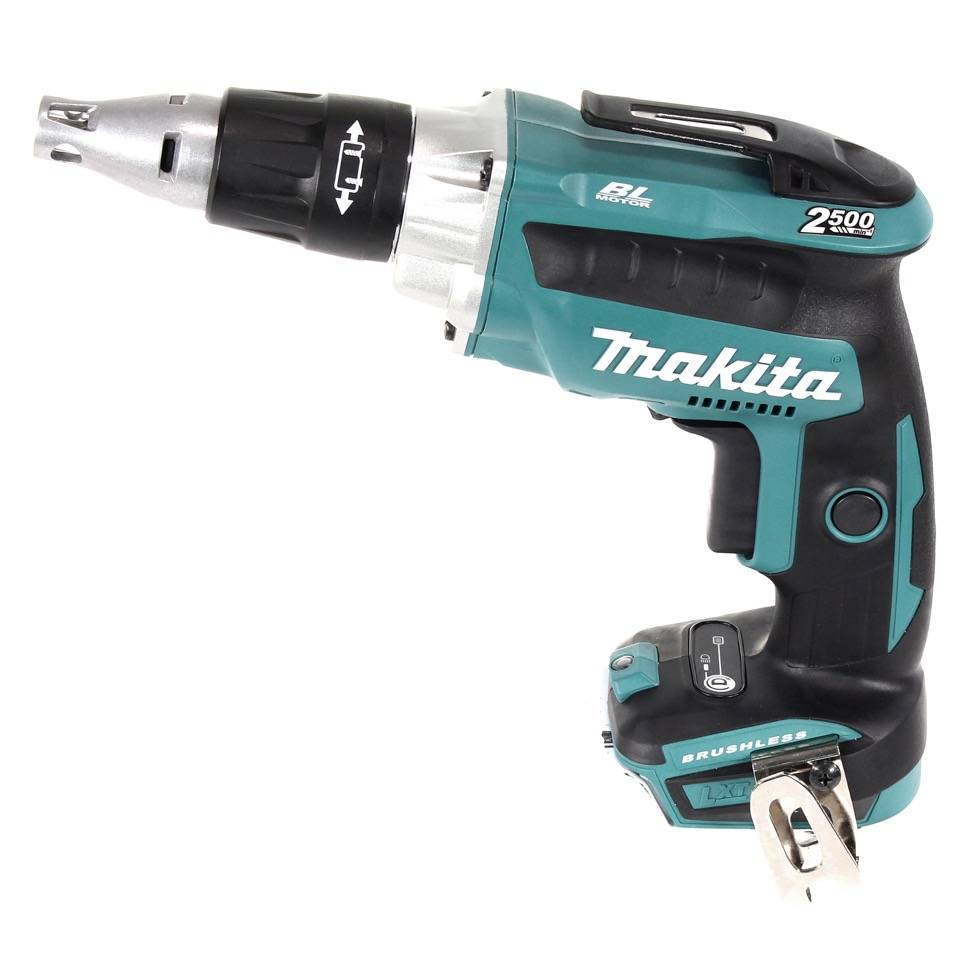 Makita DFS 250 RY1J Akku Trockenbauschrauber 18 V Brushless + 1x Akku 1,5 Ah + Ladegerät + Makpac