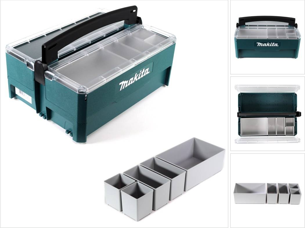 Makita Storage Box für Makpac + Makita Boxeinsatz ( P-84137 + P-84171 )