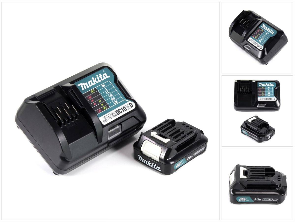Makita Power Source Kit 12V mit 1x BL1021B Akku 2,0Ah + DC10WD Ladegerät