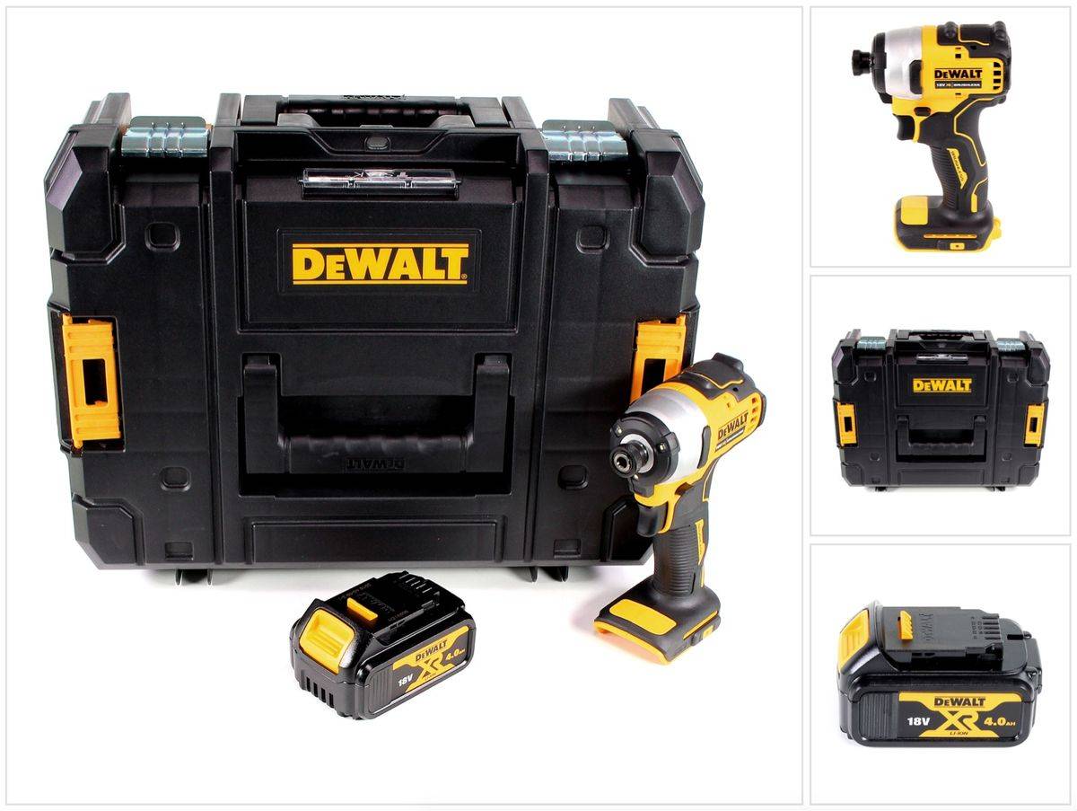 DeWalt DCF 809 NT Akku Schlagschrauber 18 V Brushless Li-Ion in T-STAK Box + 1 x 4,0 Ah Akku - ohne Ladegerät