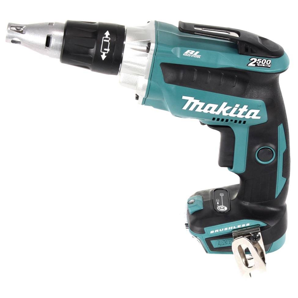 Makita DFS 250 RG1J Akku Trockenbauschrauber 18 V Brushless + 1x Akku 6,0 Ah + Ladegerät + Makpac