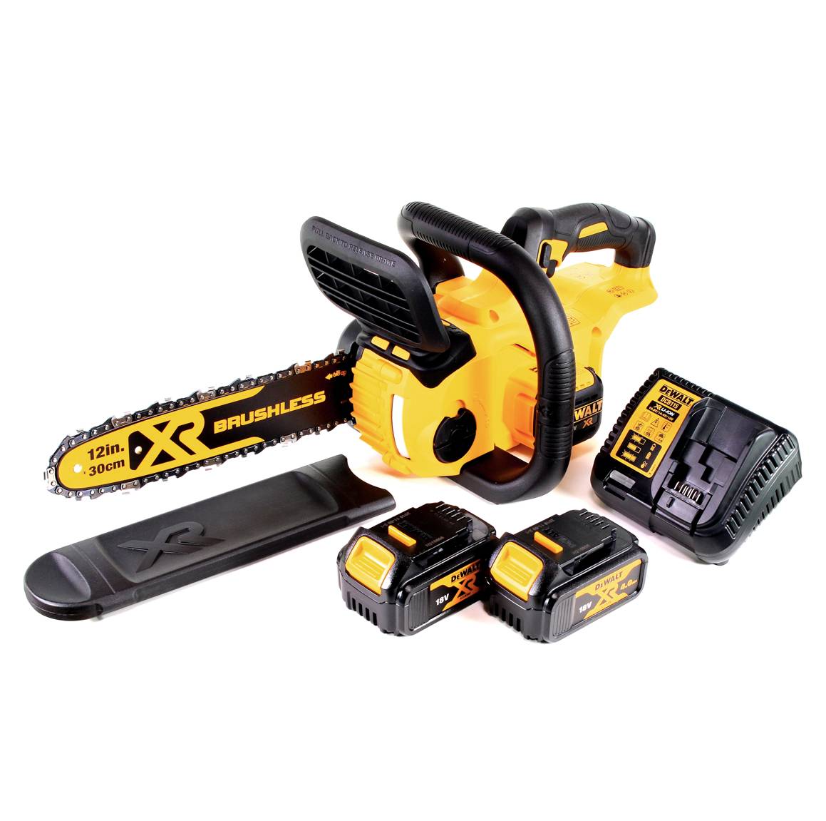 DeWalt DCM 565 M2 Akku Kettensäge 18V + 2x Akku 4,0 Ah + Ladegerät