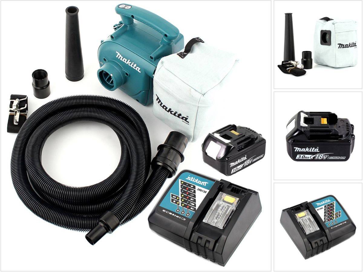 Makita DVC 350 RF1 Akku Staubsauger 18V + 1x Akku 3,0Ah + Ladegerät