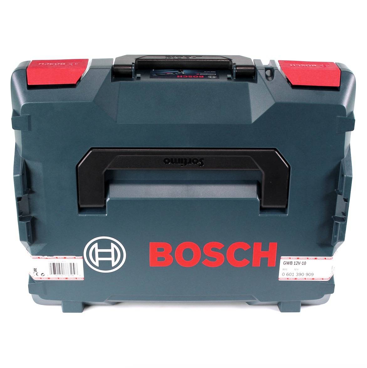 Bosch Professional GWB 12V-10 Akku Winkelbohrmaschine 12 V + 1x Akku 6,0 Ah + L-Boxx - ohne Ladegerät
