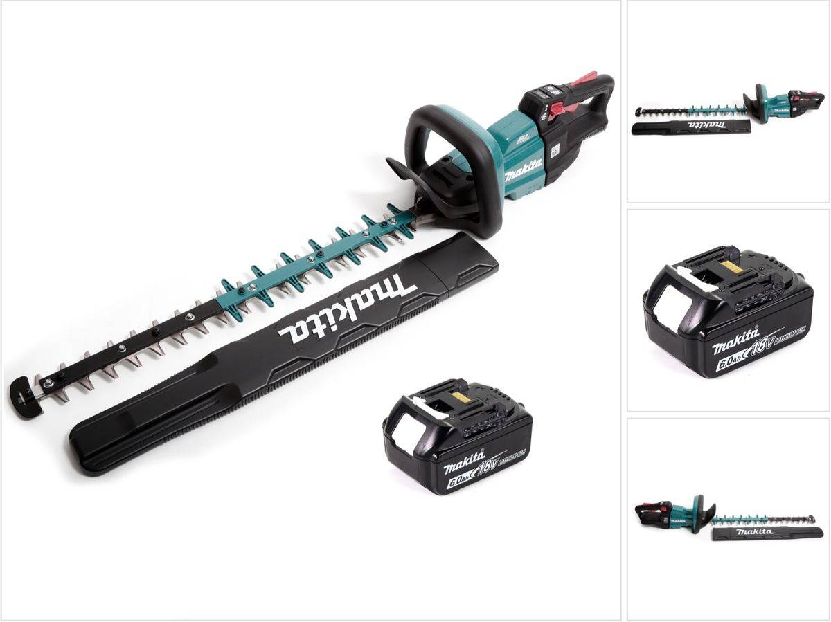 Makita DUH 601 G1 Akku Heckenschere 18V 60cm Brushless + 1x Akku 6,0Ah - ohne Ladegerät