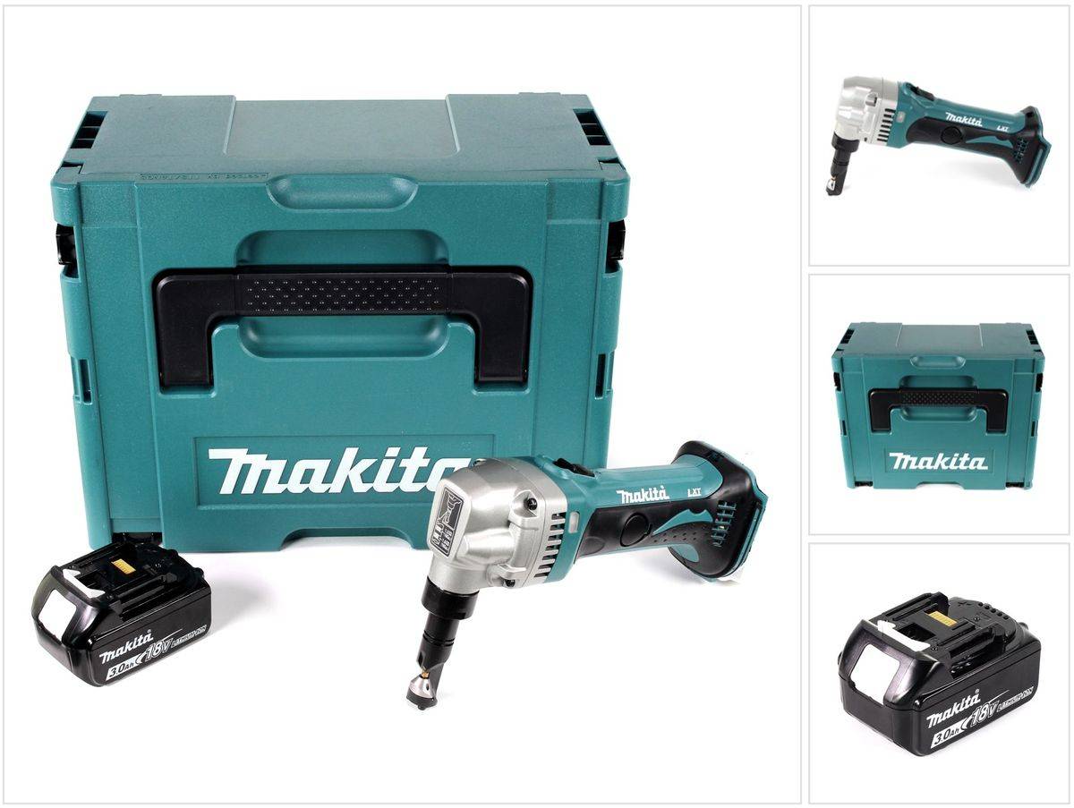 Makita DJN 161 F1J 18V Akku Knabber Schere + 1x Akku 3,0Ah + Makpac - ohne Ladegerät