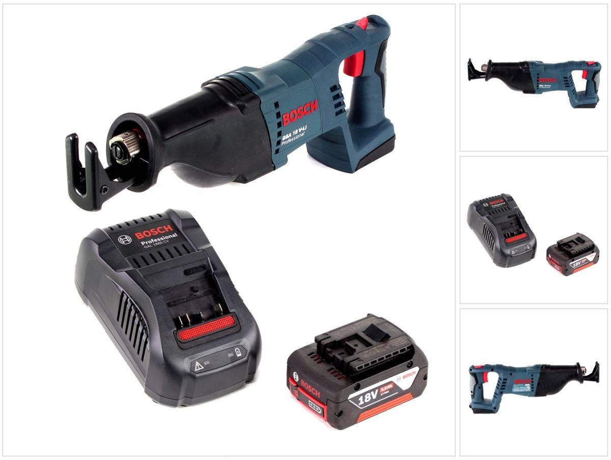 Bosch GSA 18 V-Li Akku Säbelsäge 18V + 1x Akku 5,0Ah + Ladegerät