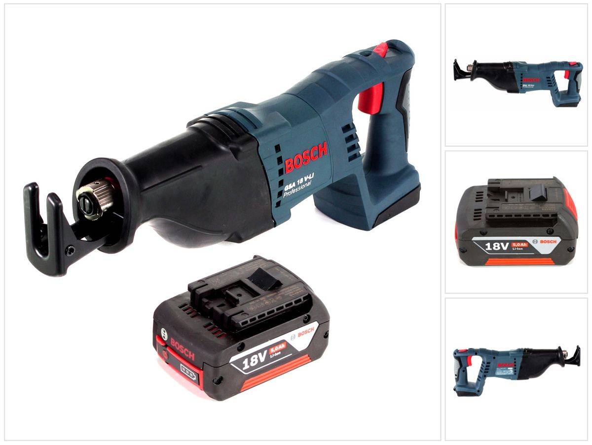 Bosch GSA 18 V-Li Akku Säbelsäge 18V + 1x Akku 5,0Ah - ohne Ladegerät